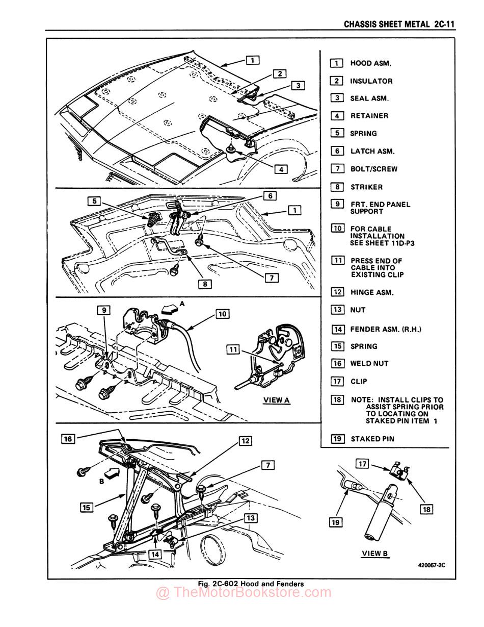 1984 Pontiac Firebird Chassis & Body Service Manual - Sample Page 1 1984 Pontiac Firebird Chassis & Body Service Manual - Sample Page 1