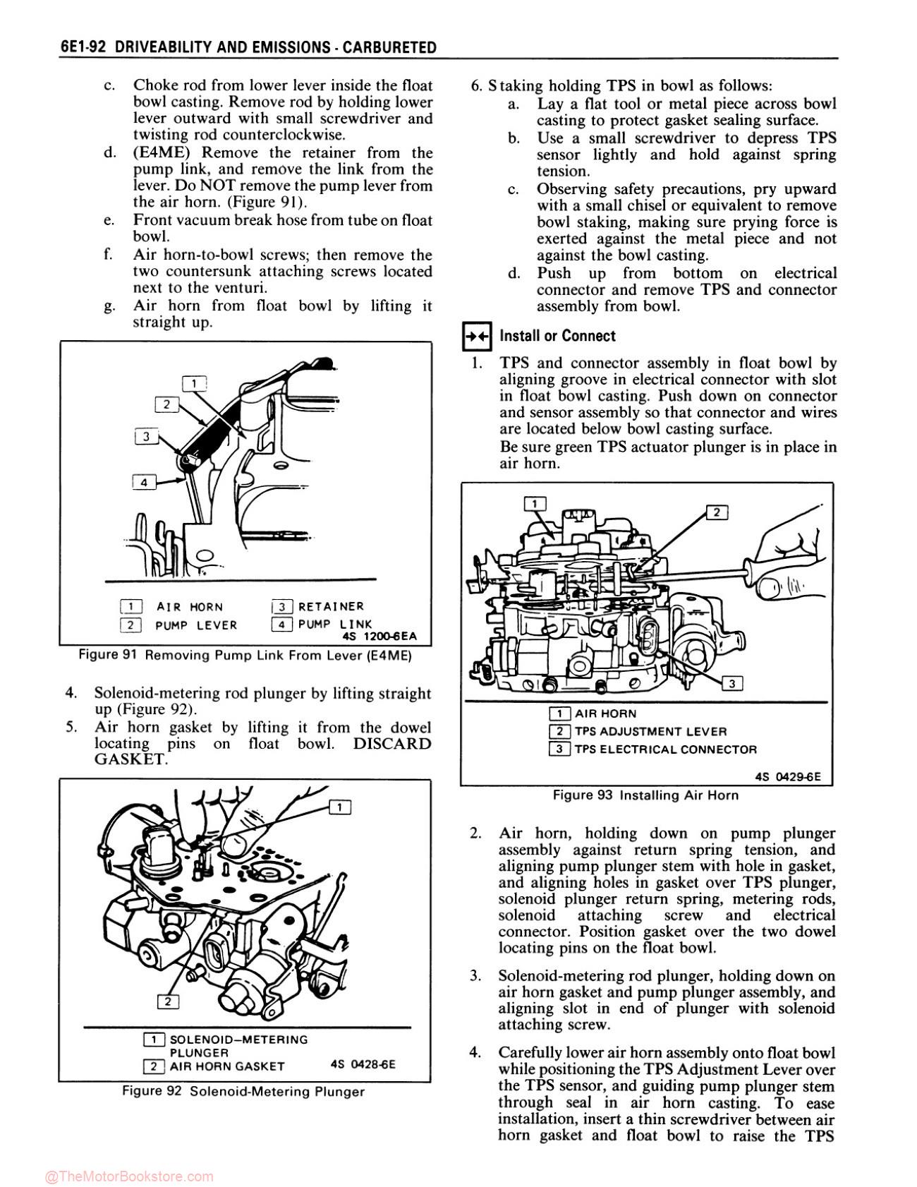 1985 Chevy Monte Carlo, El Camino, Impala Shop Manual - Sample Page 1