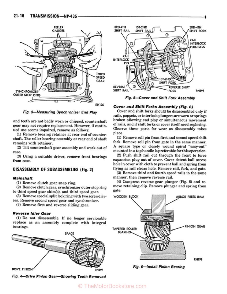 1985 Dodge D/W 100350 Truck, Ramcharger Shop Manual OEM