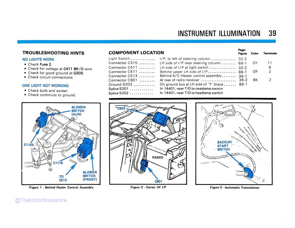 1985 Ford Econoline Van Electrical Vacuum Troubleshooting Manual - Sample Page 1