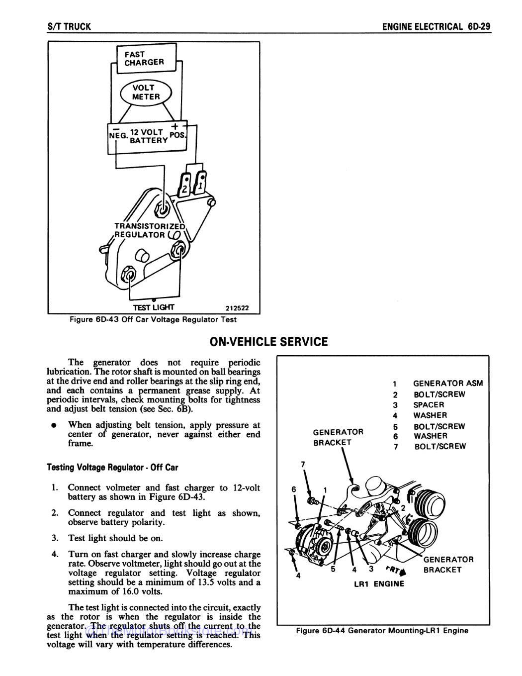 1985 GMC S15 Truck & Jimmy Service Manual - Sample Page 1