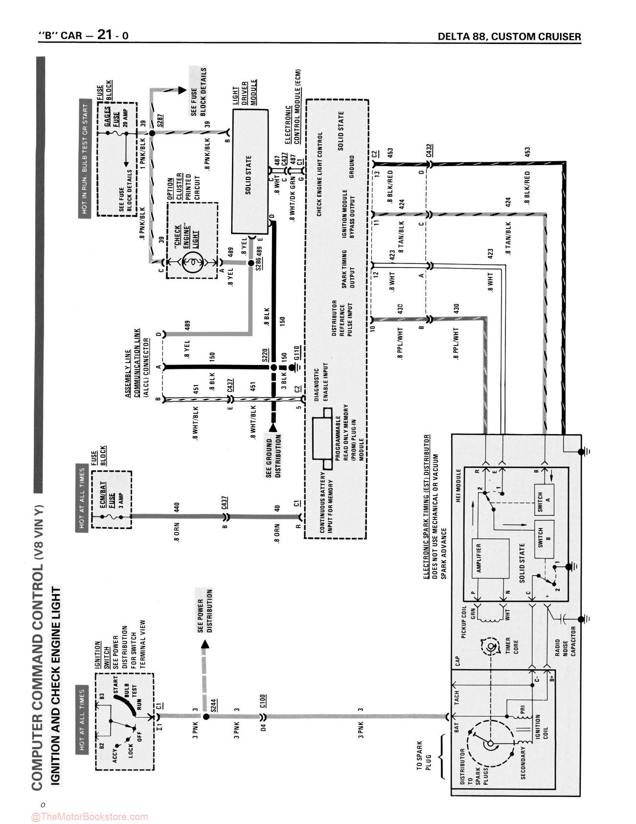 1985 Oldsmobile Electrical Troubleshooting Manual - Sample Page 1