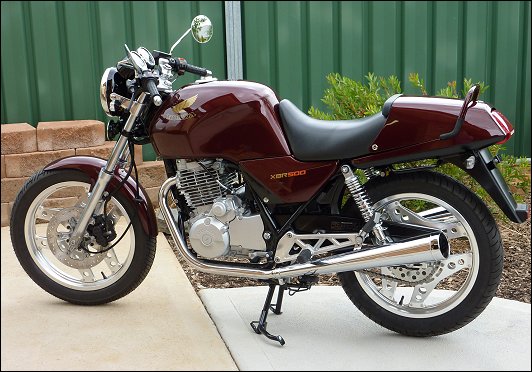 1986 Honda XBR500 Restored