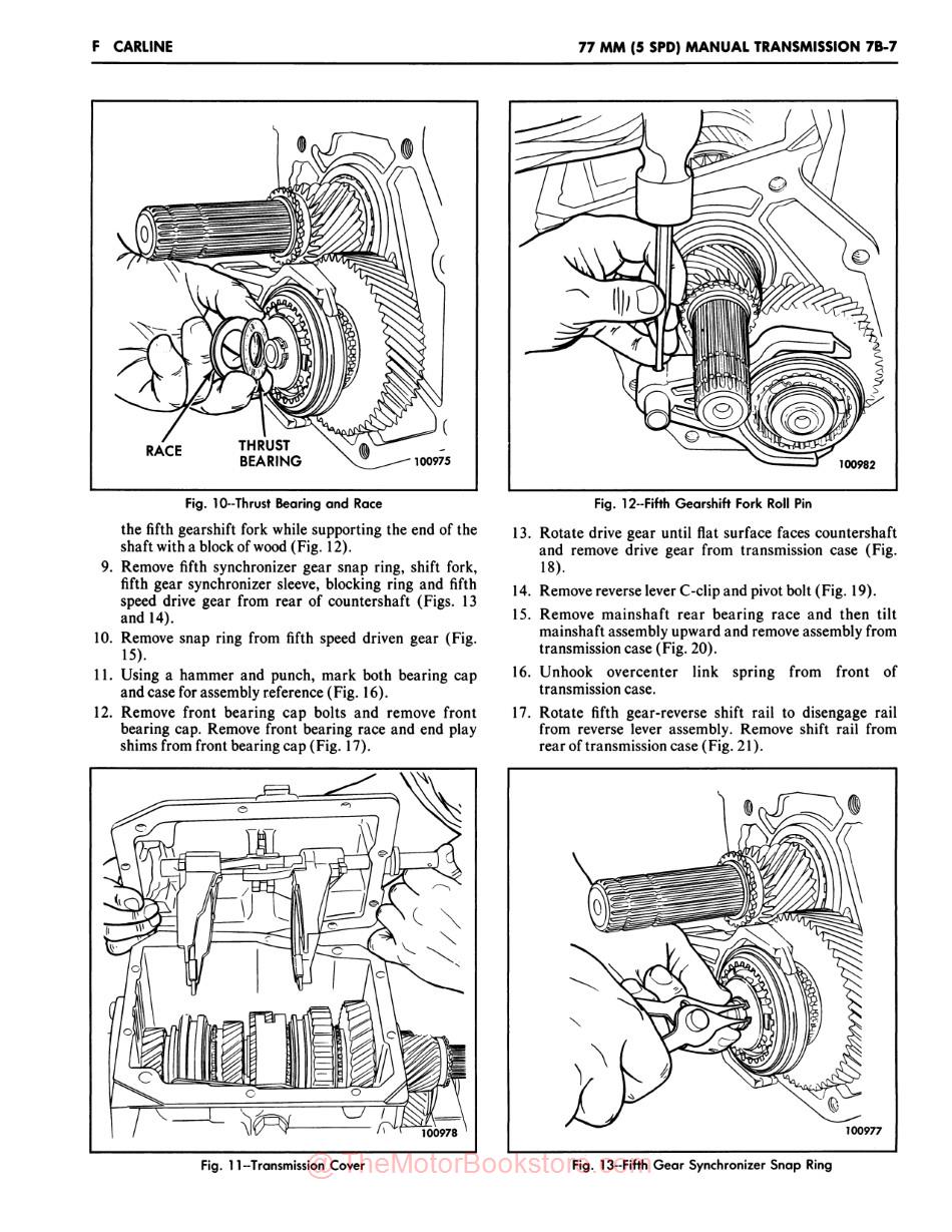 1986 Pontiac Firebird Chassis & Body Service Manual - Sample Page - 77MM  (5 SPD) Manual Transmission