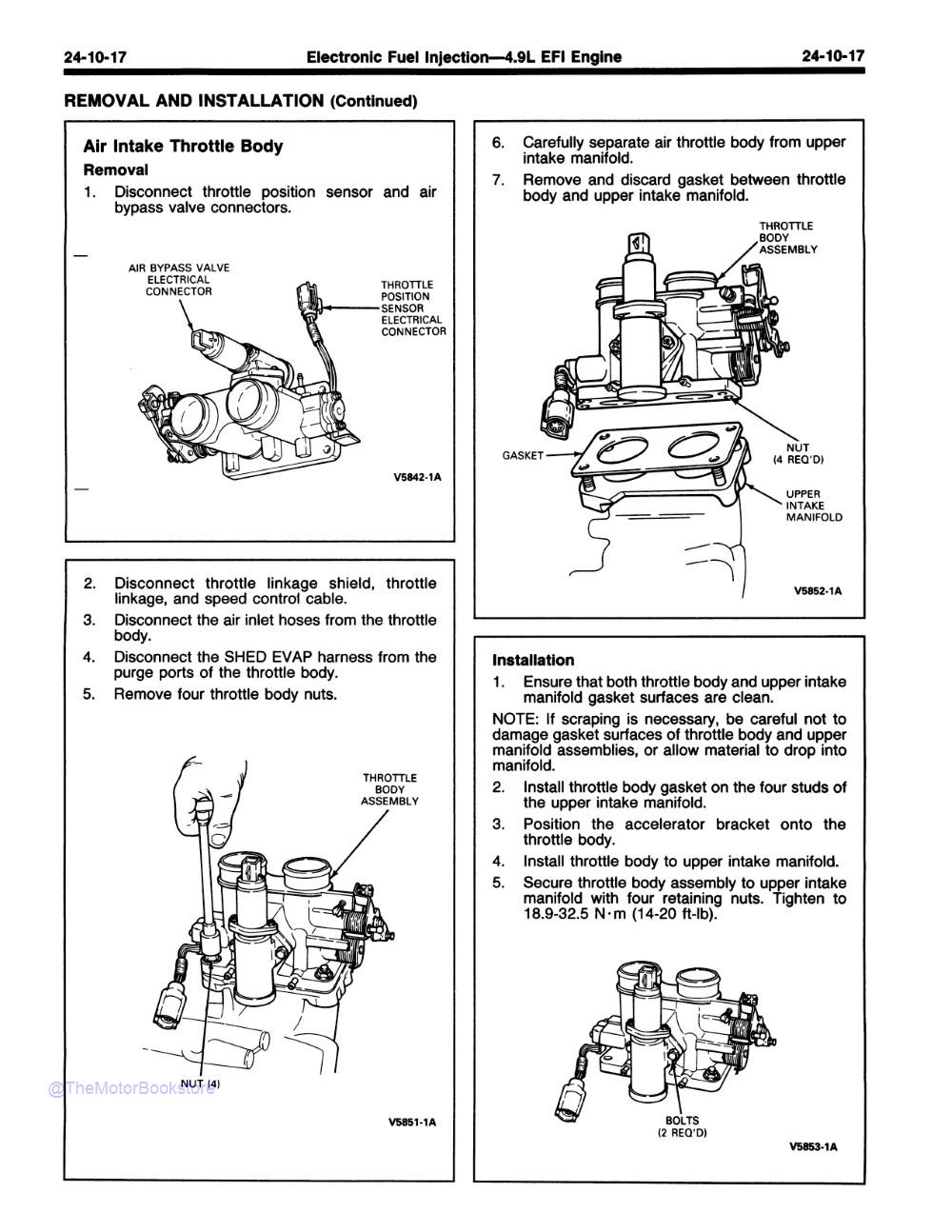 1987 Ford F-150-350 Truck, E-150-350 Econoline Vans & Bronco Shop Manuals - Sample Page 2