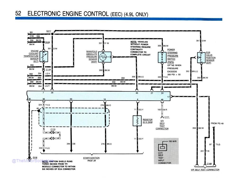 1987 Ford F-Series Truck Electrical Vacuum Troubleshooting Manual - Sample Page 1