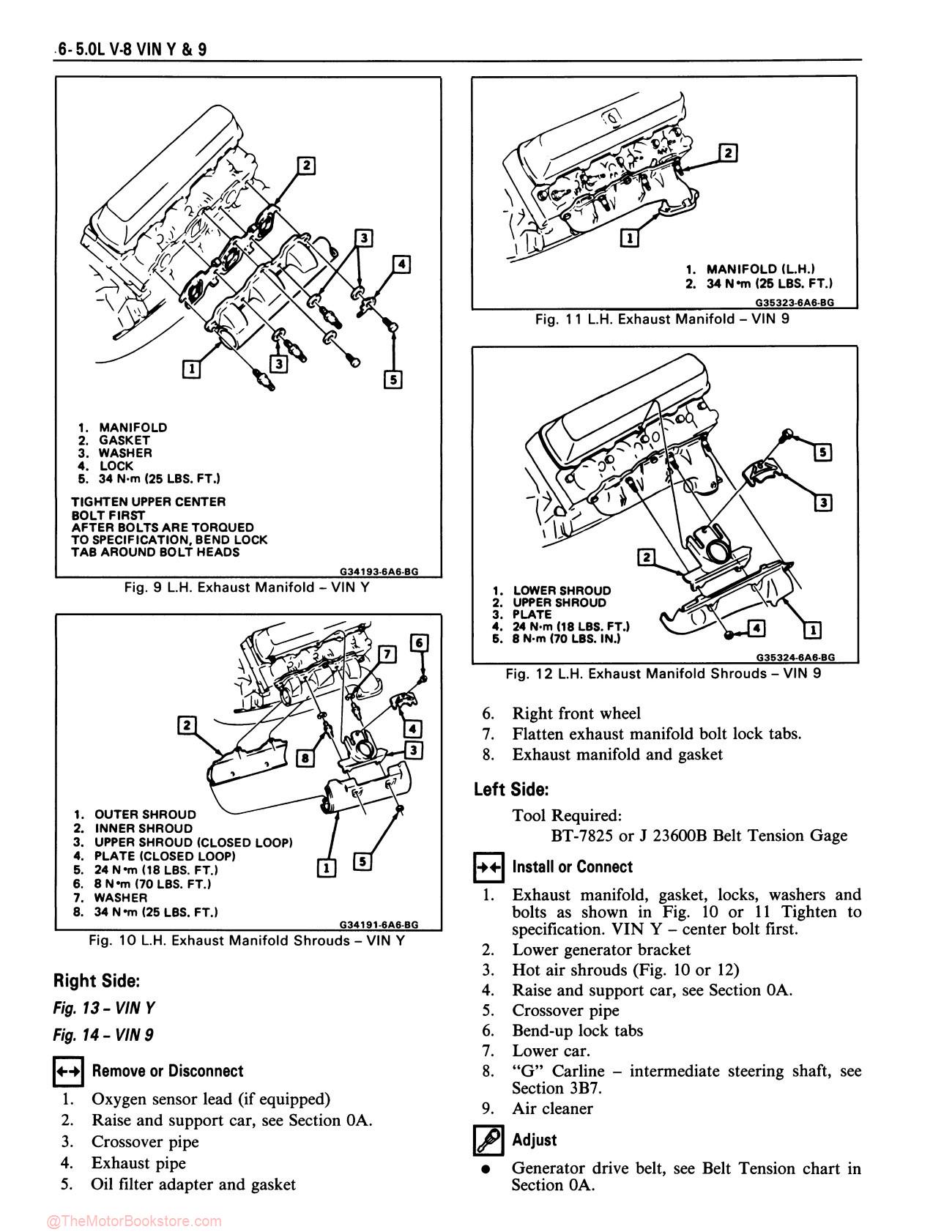 1987 Oldsmobile Service Repair Manual - Sample Page 1