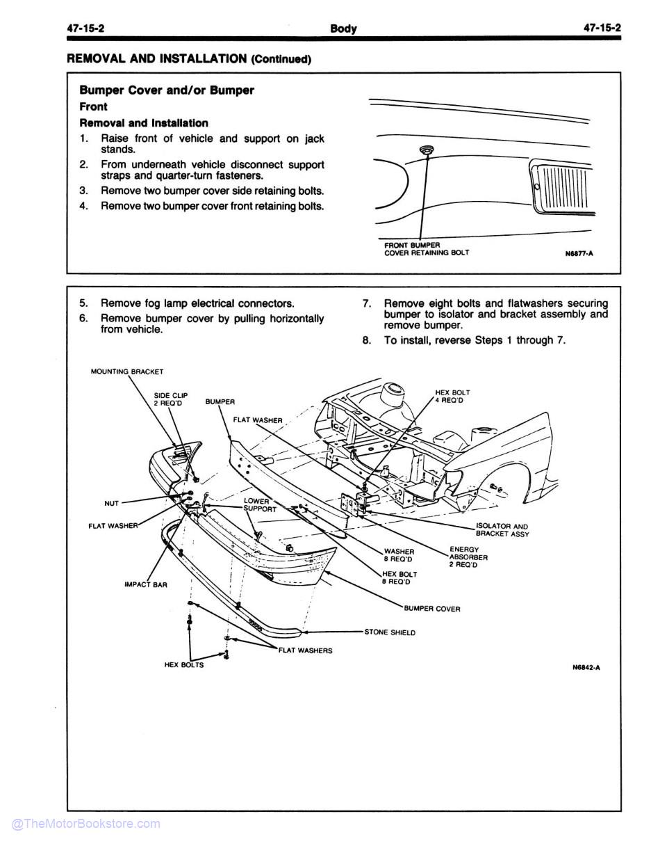 1988 - 1989 Merkur Scorpio Shop Manual - OEM - Sample Page 2