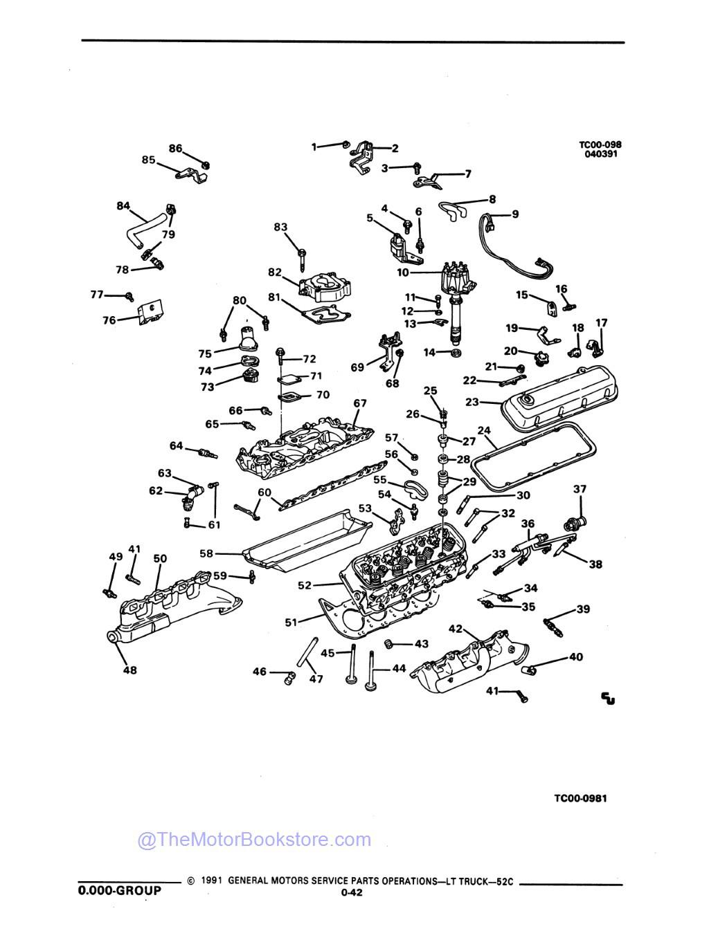 1988 - 1991 Chevrolet & GMC C/K Truck Parts Catalog - Sample Page 2