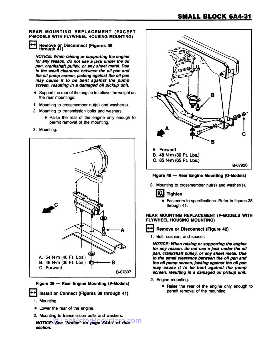 1988 Chevrolet R-V Truck, G-P Van Shop Manual - Sample Page 1