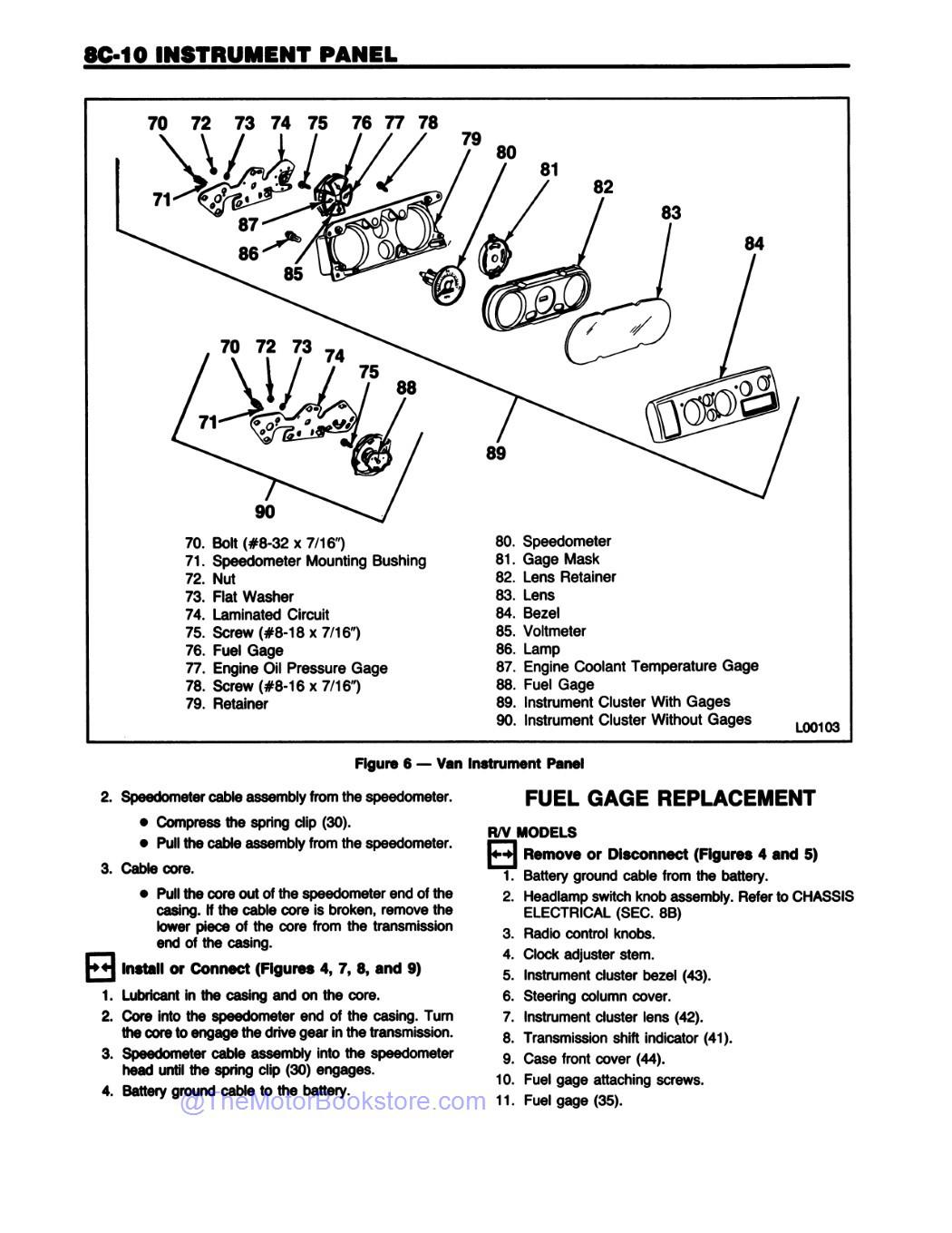 1988 Chevrolet R-V Truck, G-P Van Shop Manual - Sample Page 2