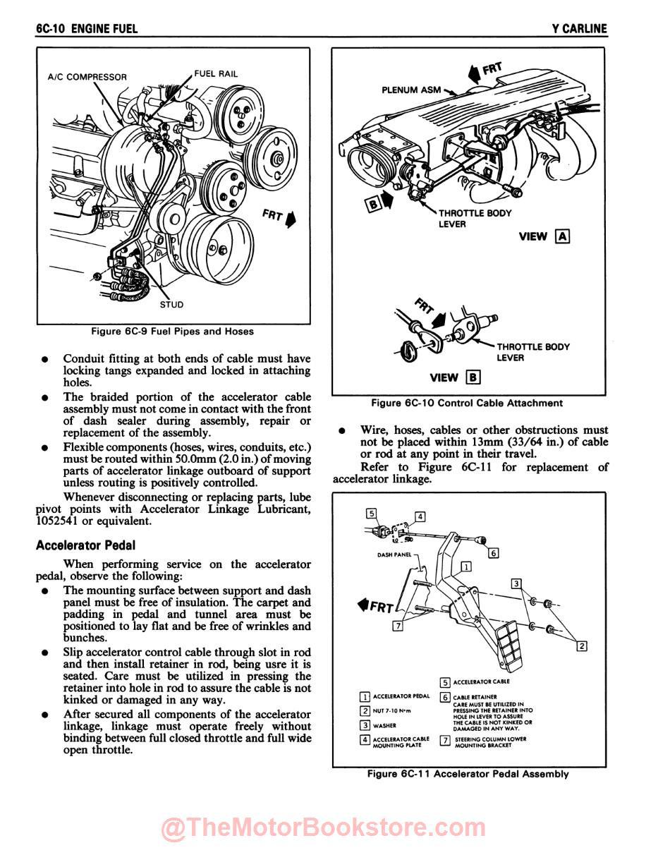 1988 Chevy Corvette Service Manual - Sample Page - Engine Fuel