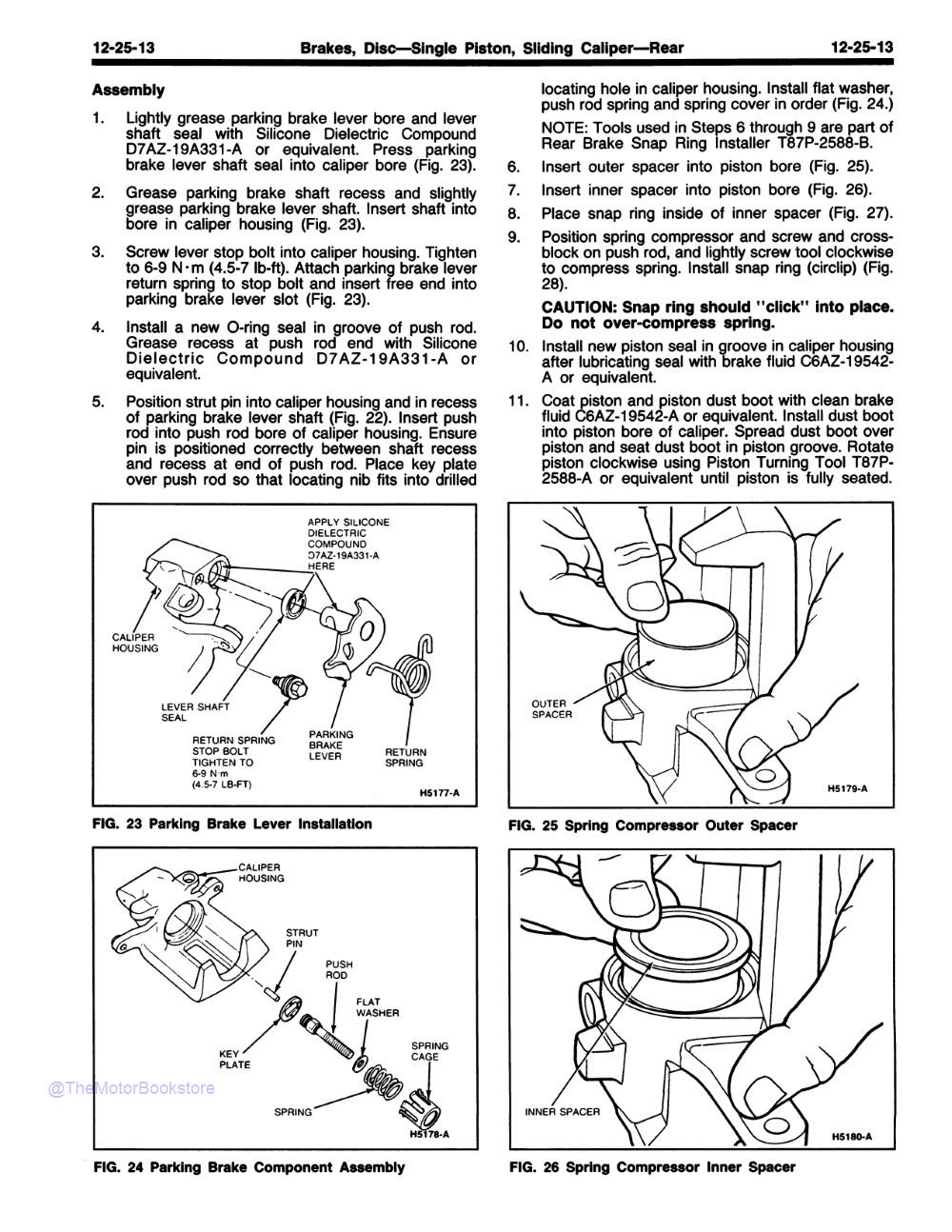 1988 Ford Mustang, Thunderbird, Mark VII, Cougar Shop Manuals - Sample Page 1