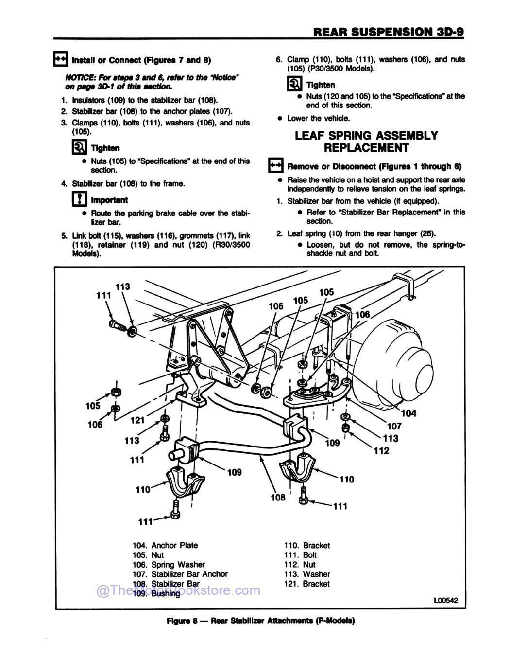 1988 GMC R-V Truck, G-P Van Shop Manual - Sample Page 1
