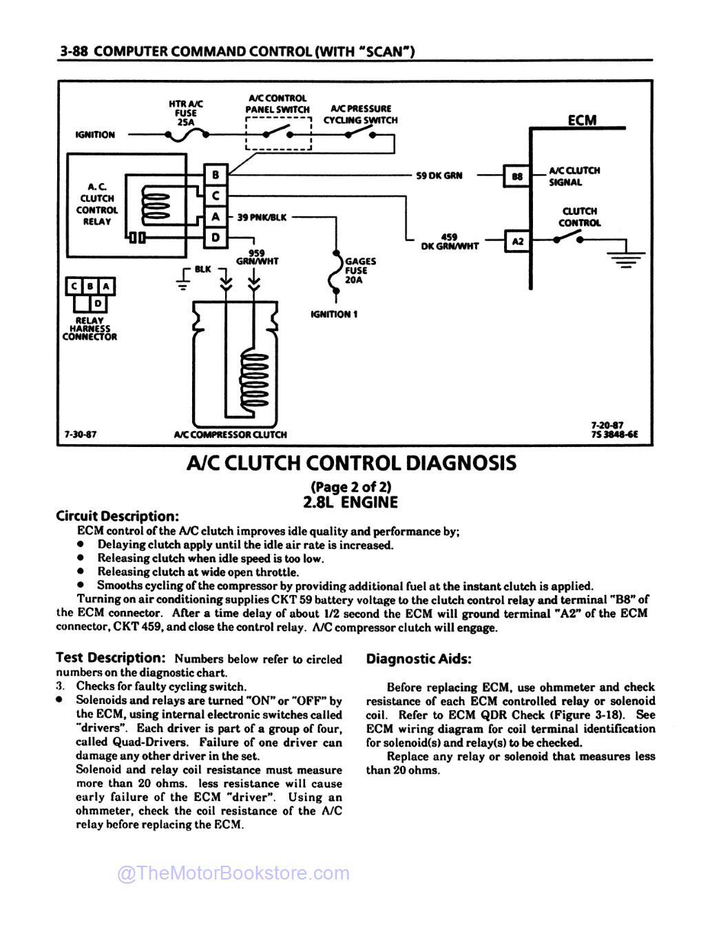 1988 GMC Truck Fuel, Emissions, Driveability Service Manual (Fuel Injected Gas Engines Only) - Sample Page