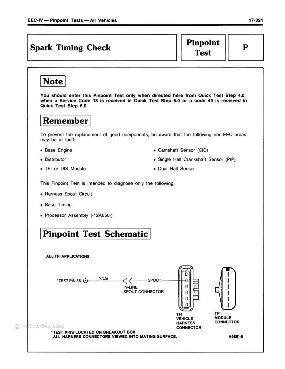 1989 Ford Car / Truck Emissions Diagnosis Shop Manual - Sample Page 2