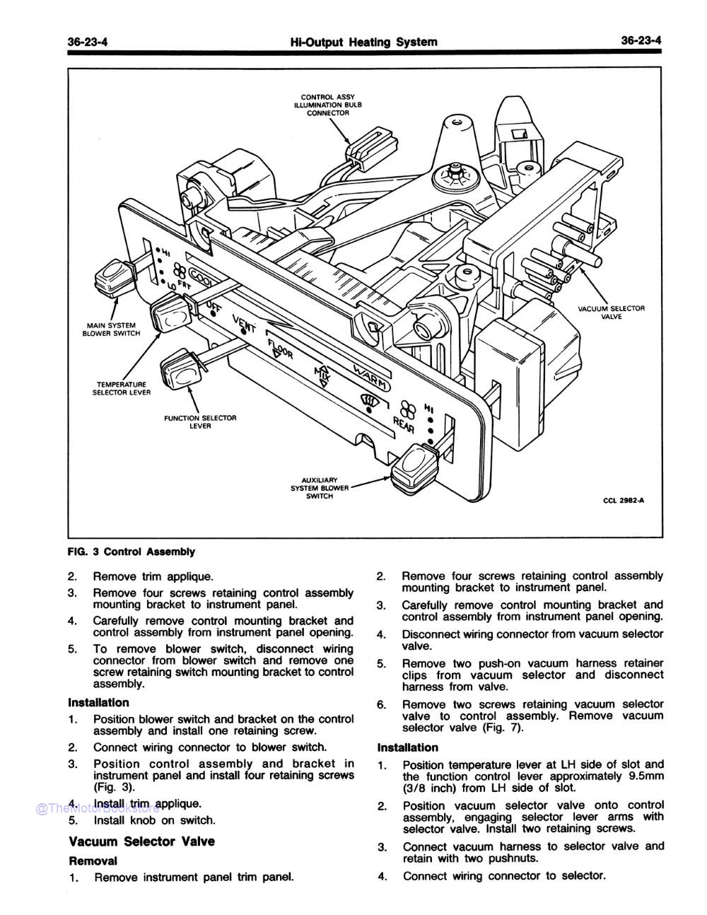 1989 Ford F-150-350 Truck, Bronco, E-150-350 Vans, & F-Super Duty Shop Manuals - Sample Page 6