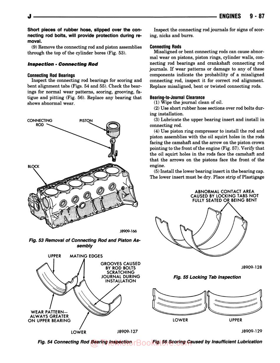 1989 Jeep Service Manual - 4 Volumes - Sample Page - Engines