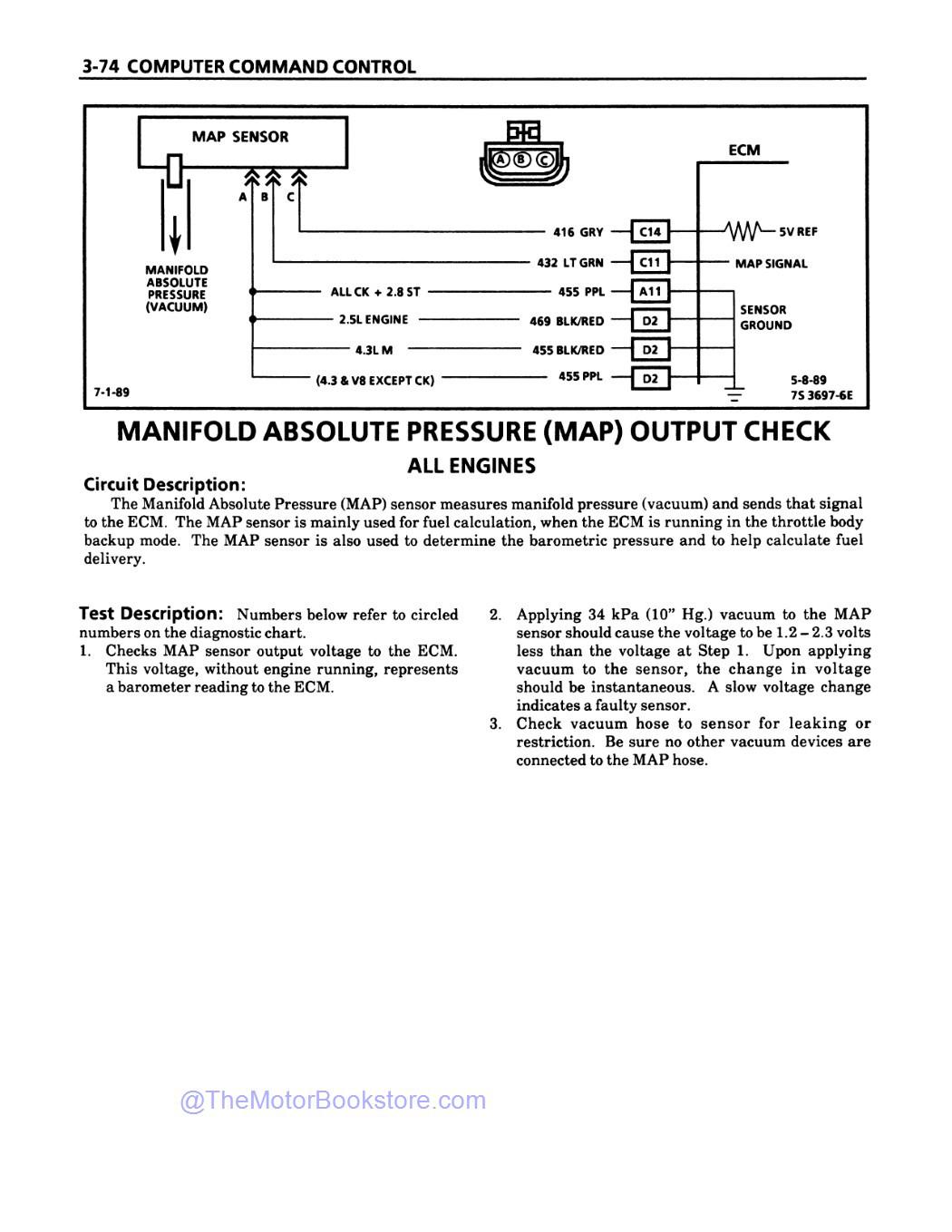 1990 Chevrolet R-V Truck, G-P Van Shop Manual - Sample Page 2