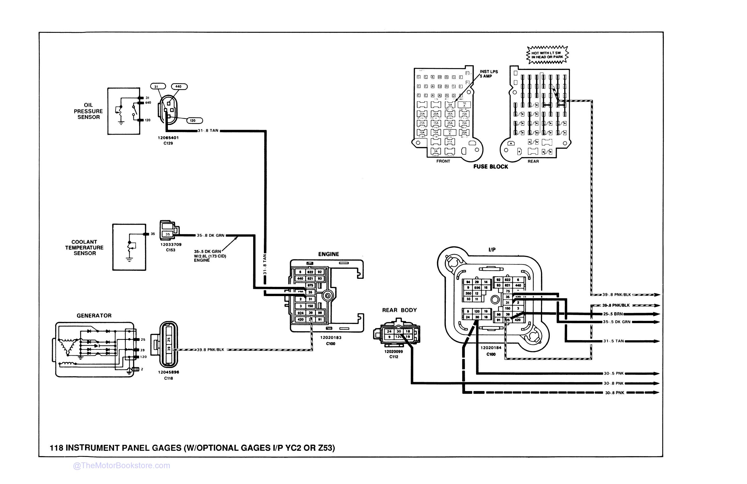 1990 Chevrolet S-10 Truck Electrical Diagnosis & Wiring Diagrams Manual - Sample Page