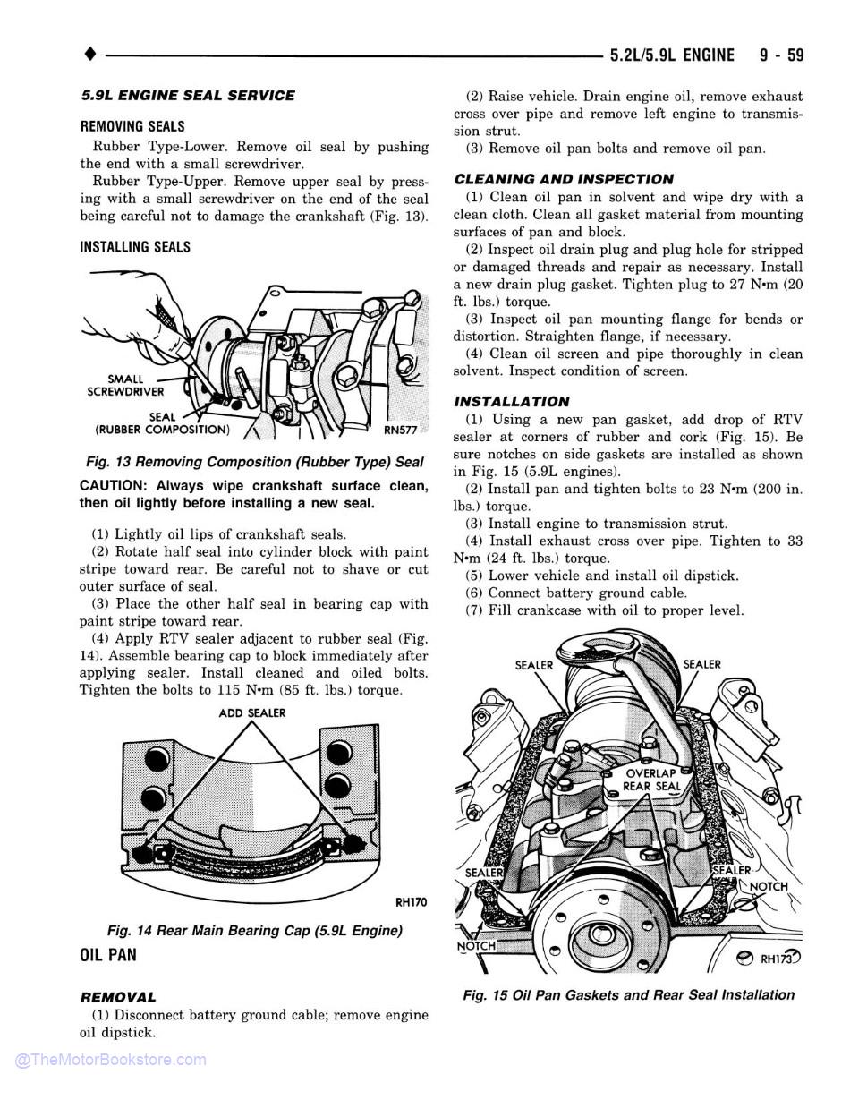 1990 Dodge D/W 150-350 Truck, Ramcharger Shop Manual - OEM - Sample Page 2