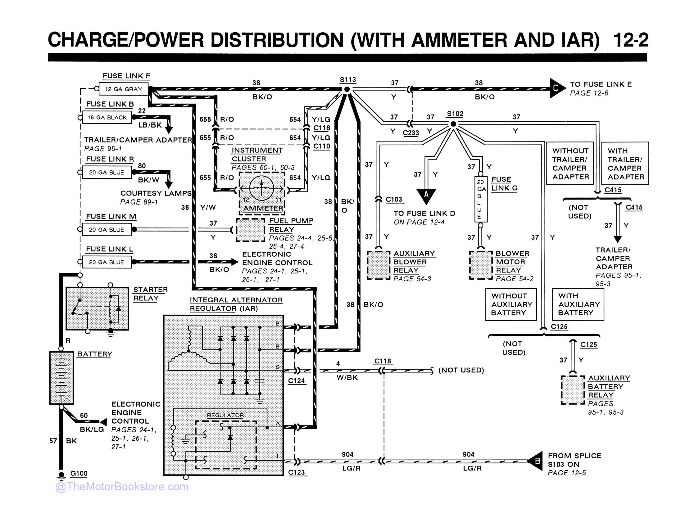 1990 Ford Econoline Electrical / Vacuum Diagnosis Manual - Sample Page 1