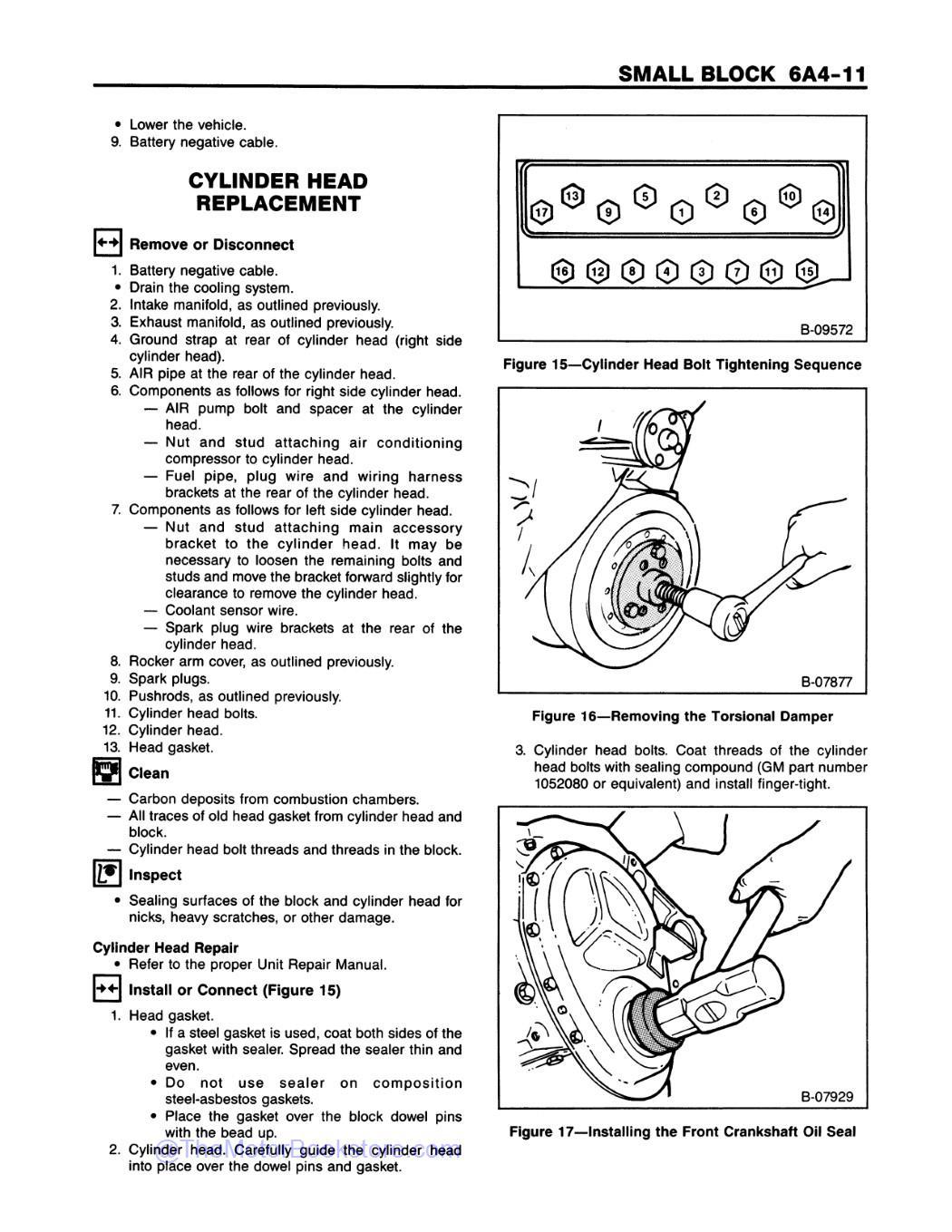 1990 GMC C / K Sierra Truck Service Manual - Sample Page 1