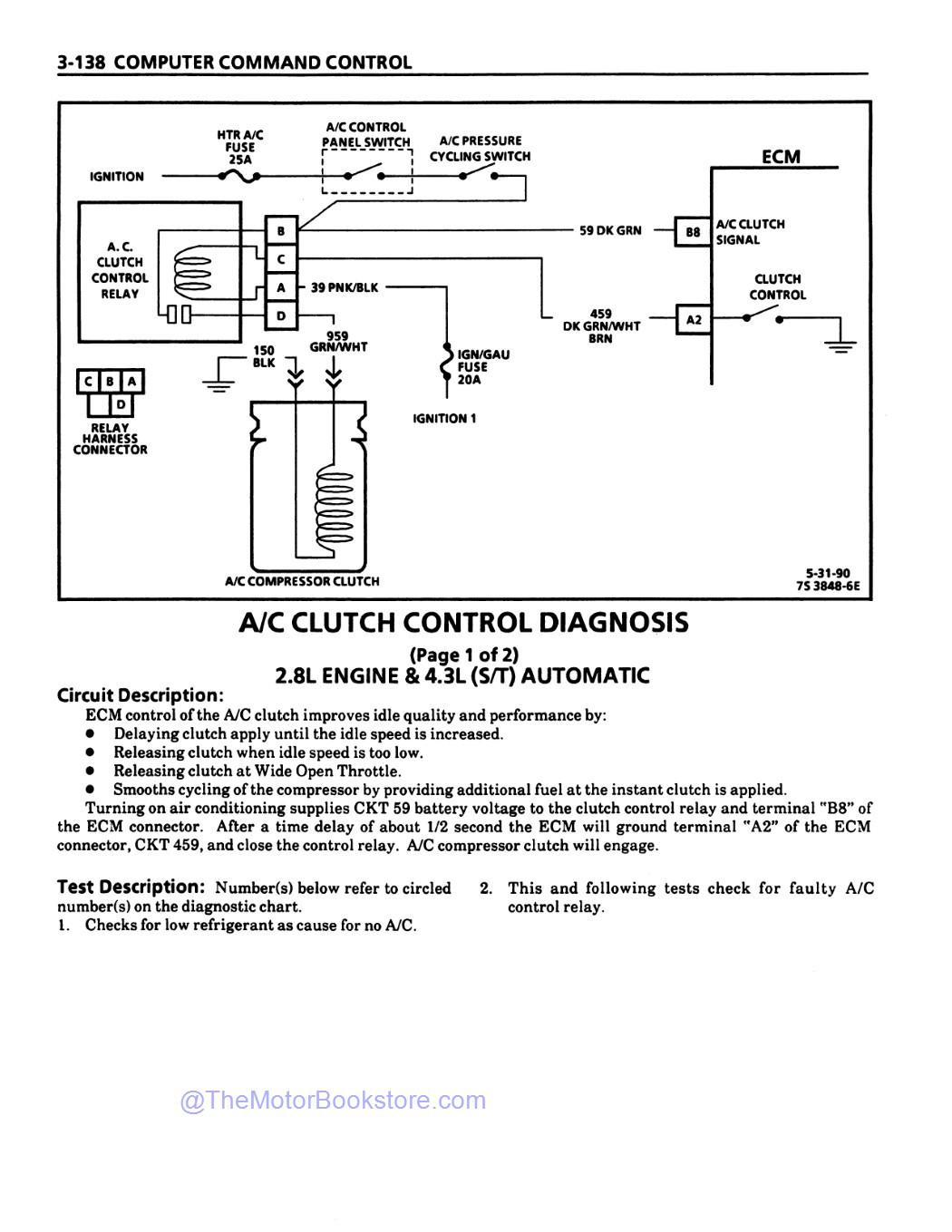 1991 Chevrolet R-V Truck, G-P Van Shop Manual - Sample Page 2
