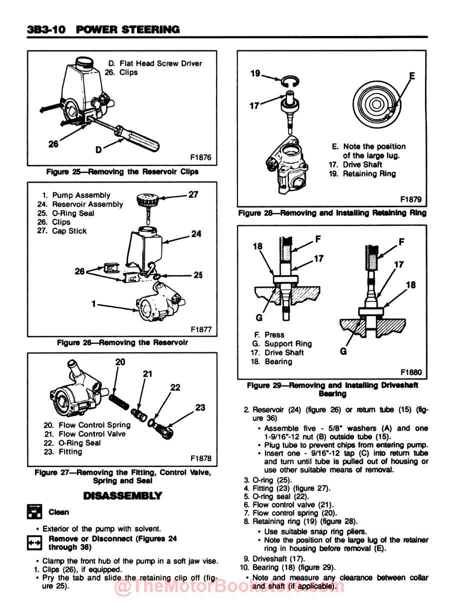 1991 Chevy LD Truck Unit Repair Manual - Sample Page - Power Steering