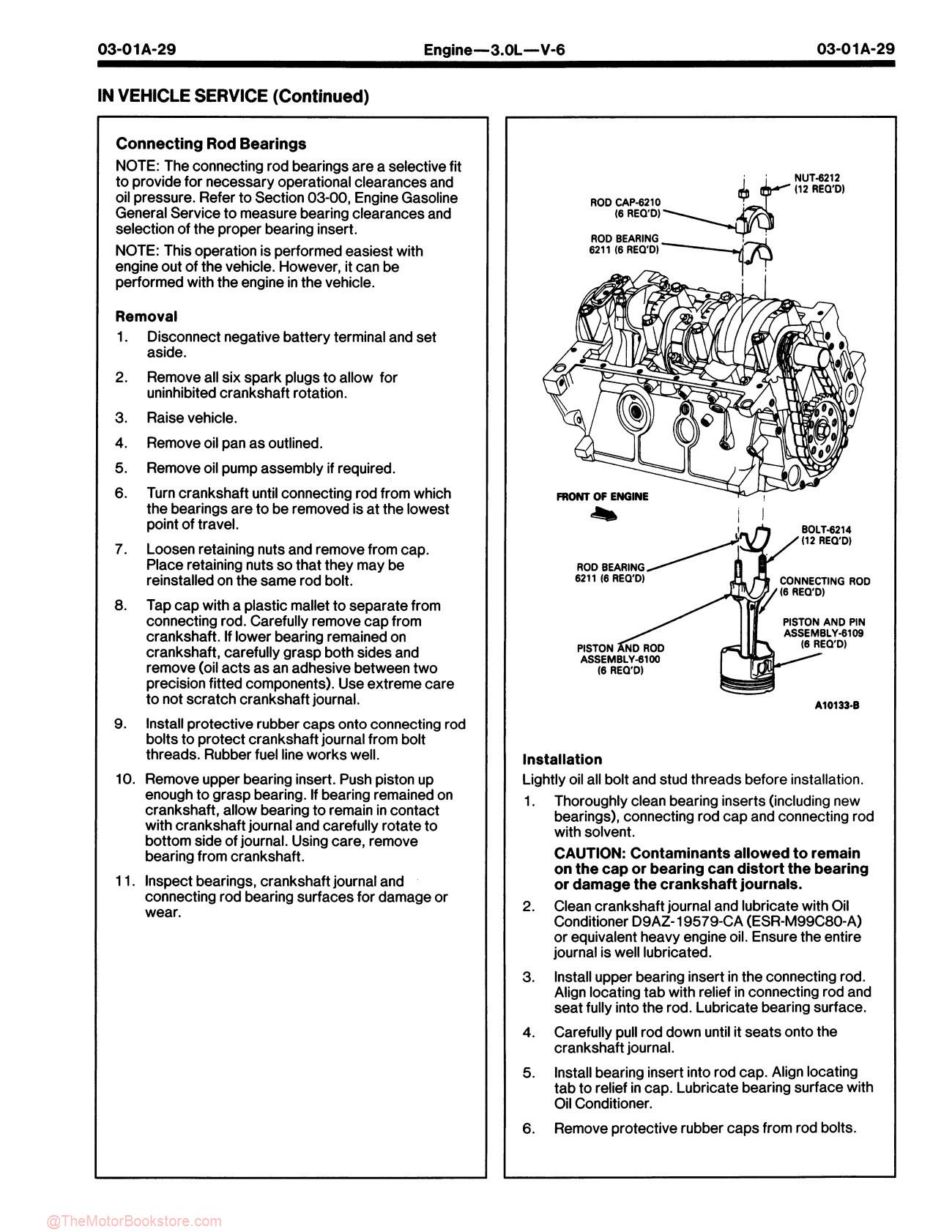 1991 Ford Ranger, Aerostar, Explorer Shop Manual - Sample Page 1