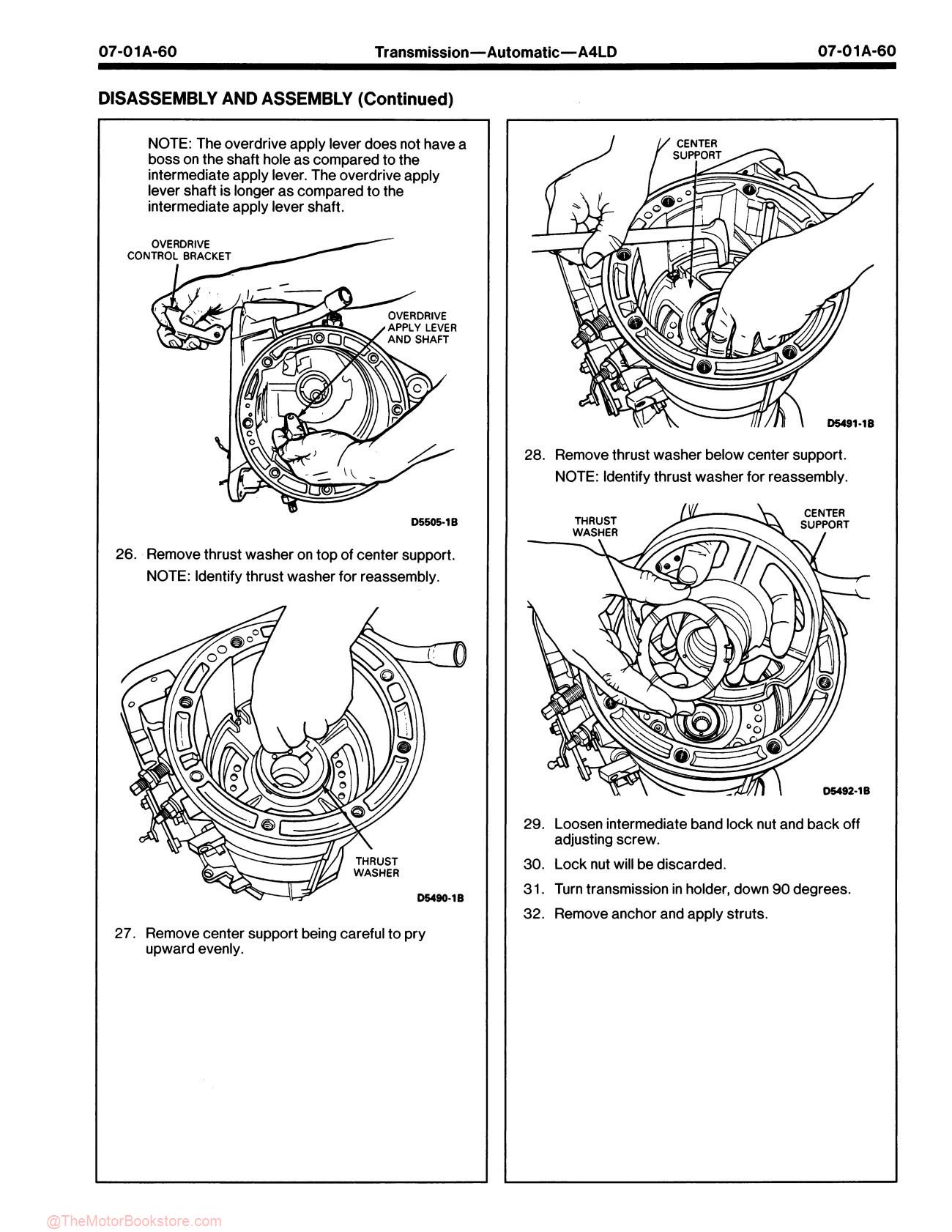 1991 Ford Ranger, Aerostar, Explorer Shop Manual - Sample Page 2