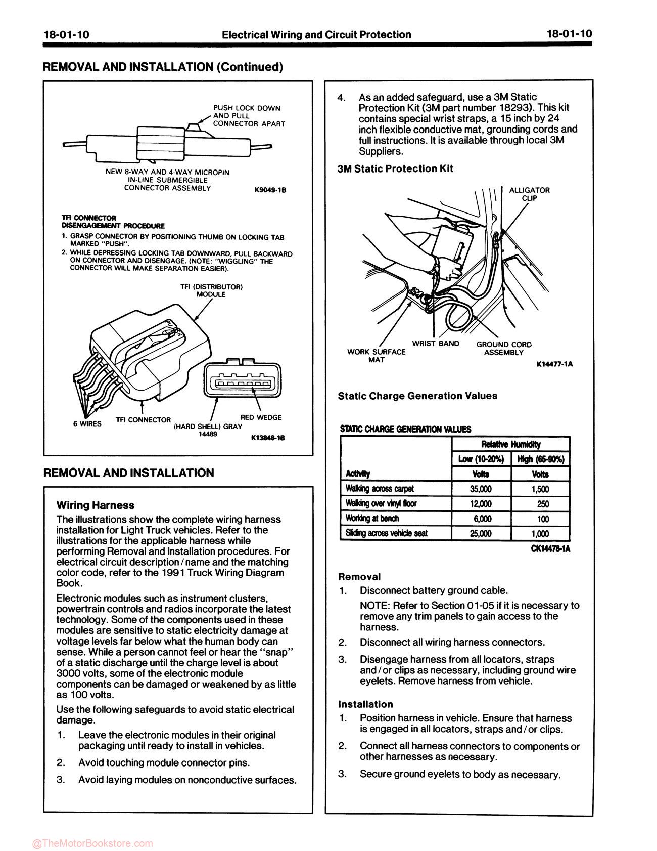 1991 Ford Truck, Bronco, Econoline Shop Manual - F-Series - Sample Page 3