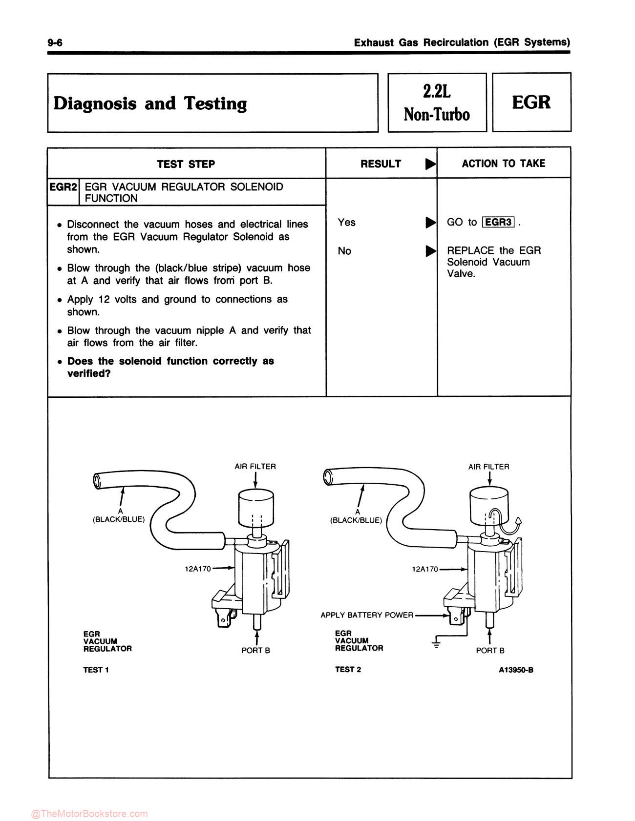 1991 Ford Engine / Emissions Diagnosis Shop Manual - Cars & Trucks - Sample Page 3
