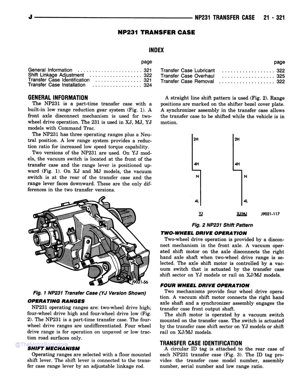 1991 Jeep Shop Manual - Sample Page 2