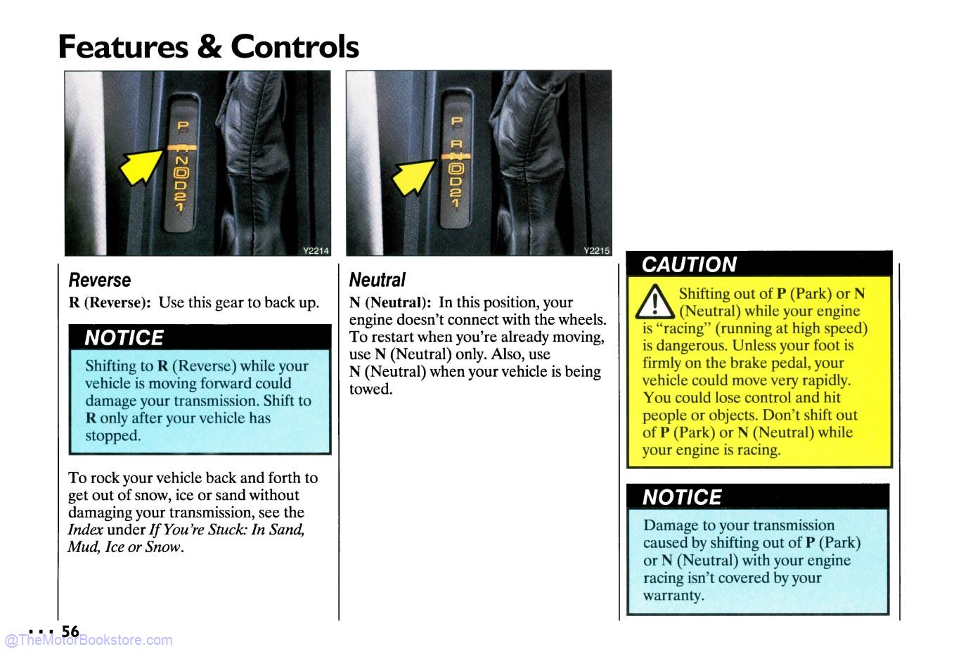 1992 Corvette Owner's Manual - COLOR - Sample Page