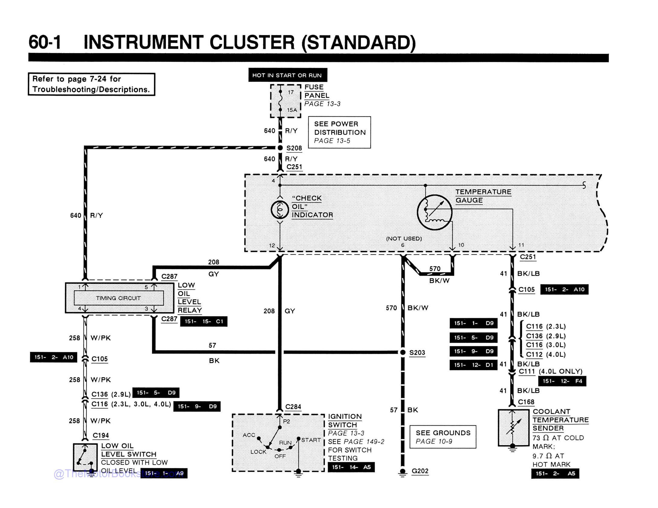 1992 Ford Ranger Electrical Troubleshooting Manual - Sample Page 1