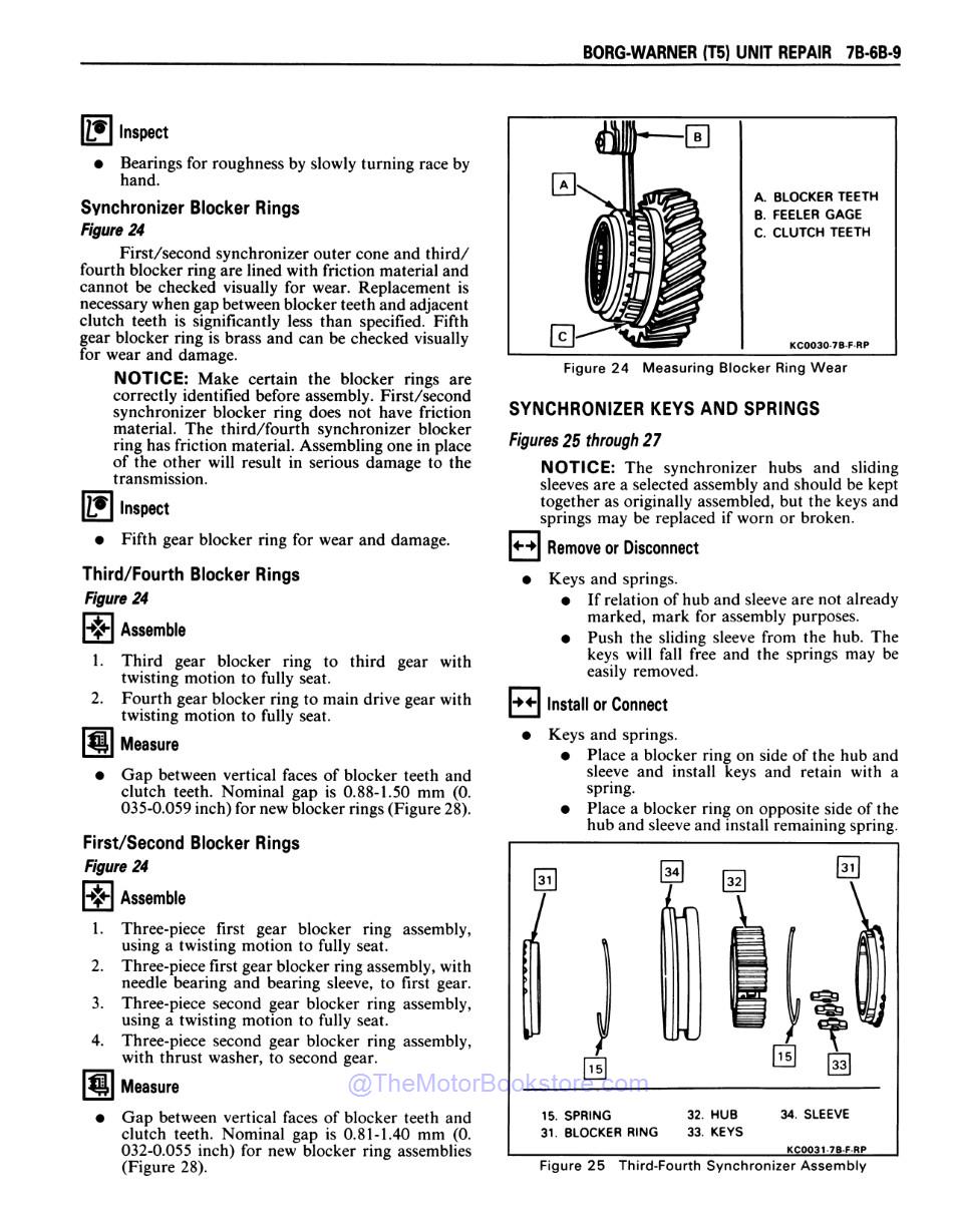 1993 Chevrolet Camaro Service Manual - Sample Page 2 - Borg-Warner T5