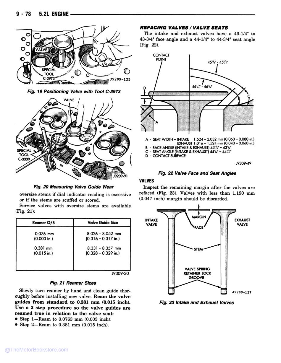 1993 Dodge Dakota Truck Shop Manual Oem 