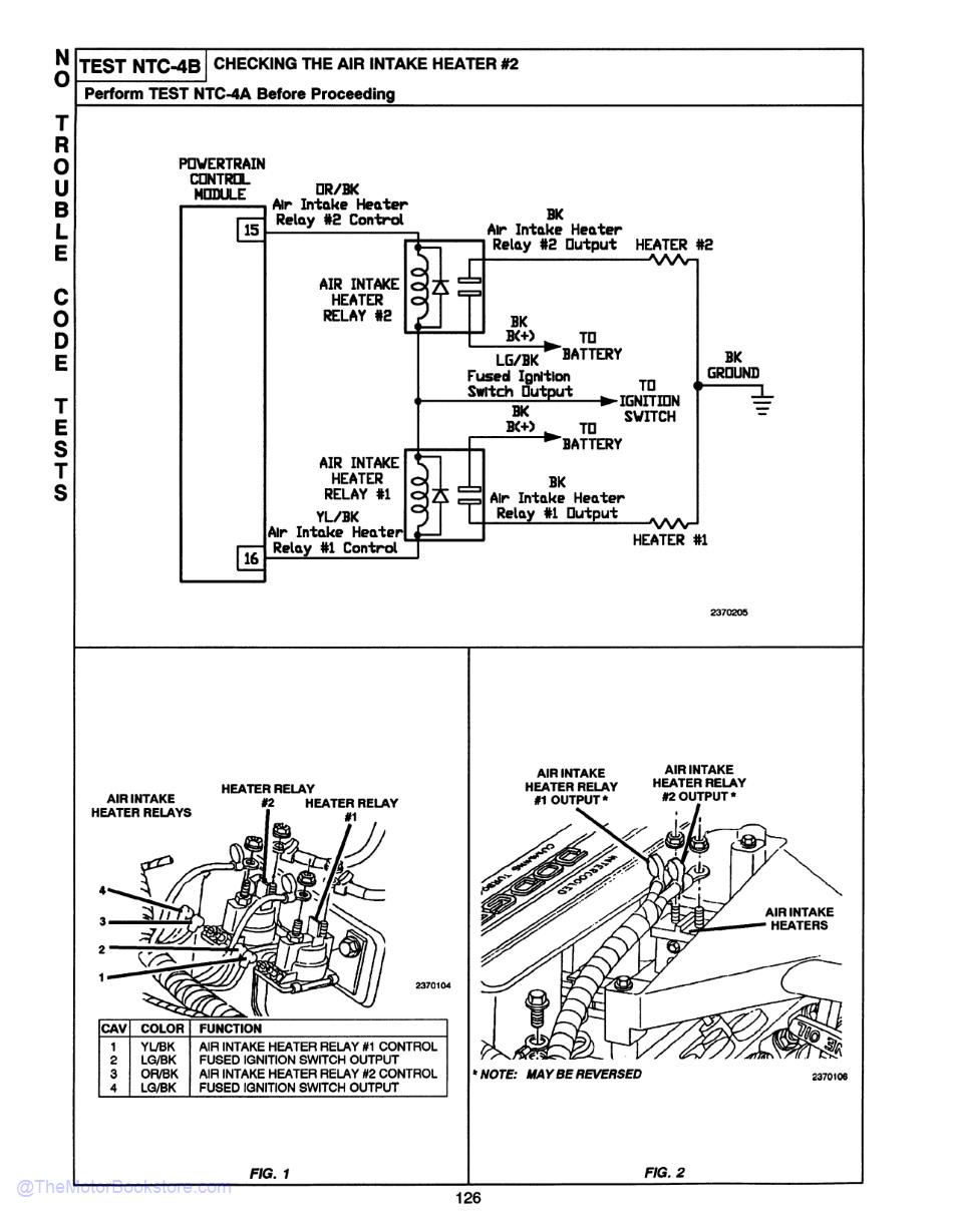 1994-95 5.9L Cummins Diesel Powertrain Diagnostic Manual - Sample Page 2