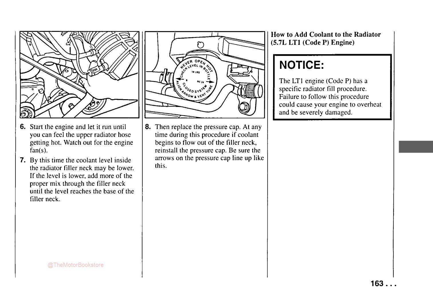 1994 Camaro Owner's Manual - Sample Page
