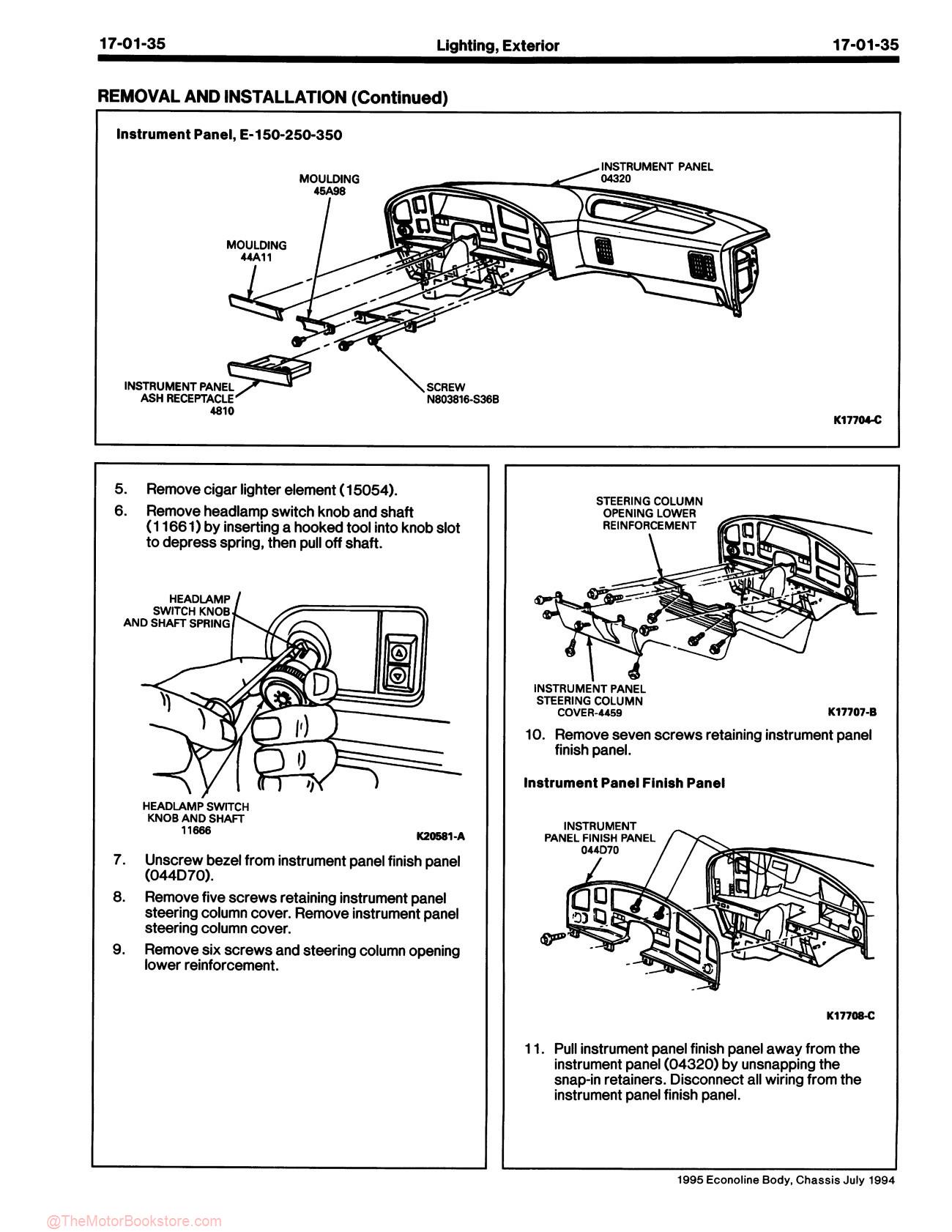 1995 Ford Econoline Service Manual - Sample Page 2