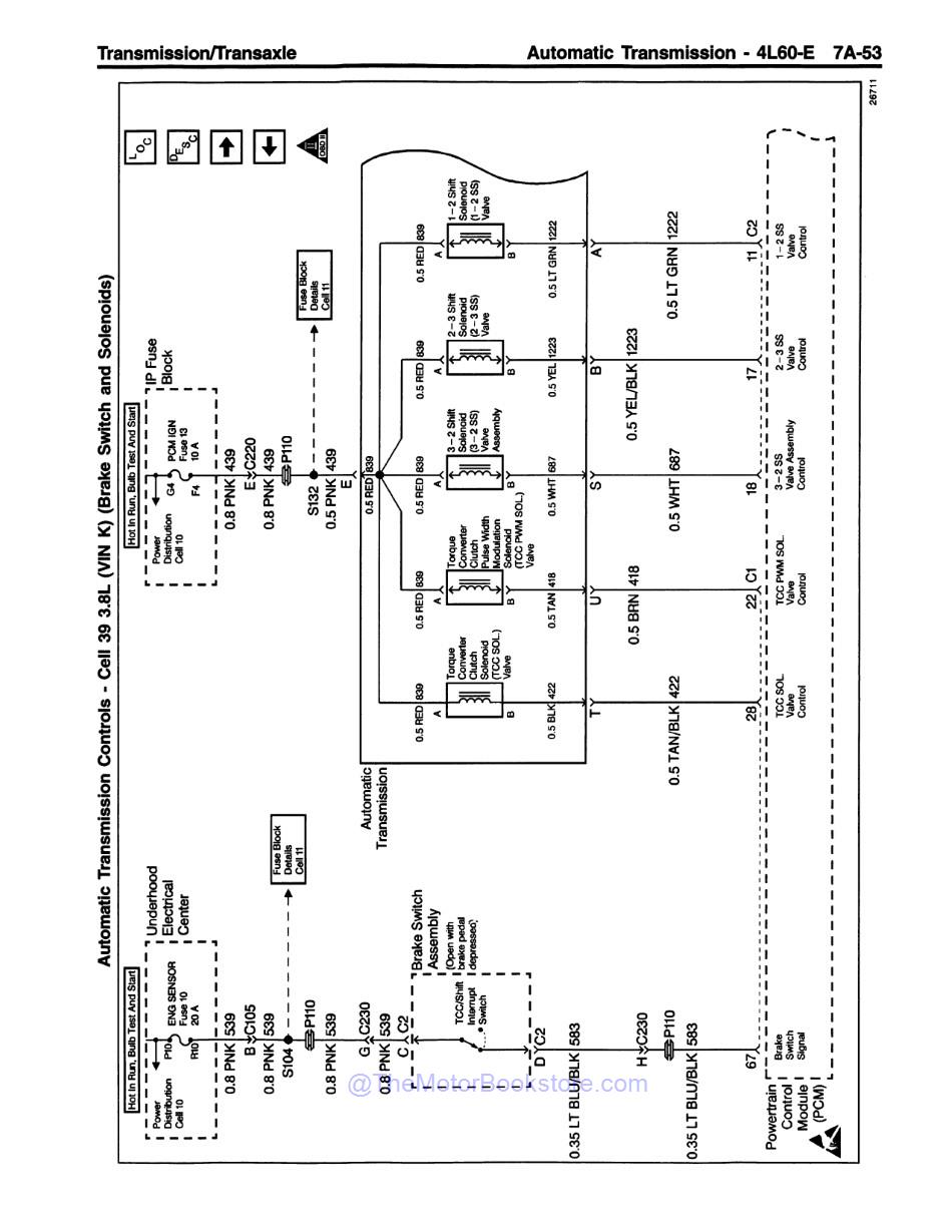 1996 Camaro Firebird Service Manual 2 Book Set - Sample Page 4 - 4L60E