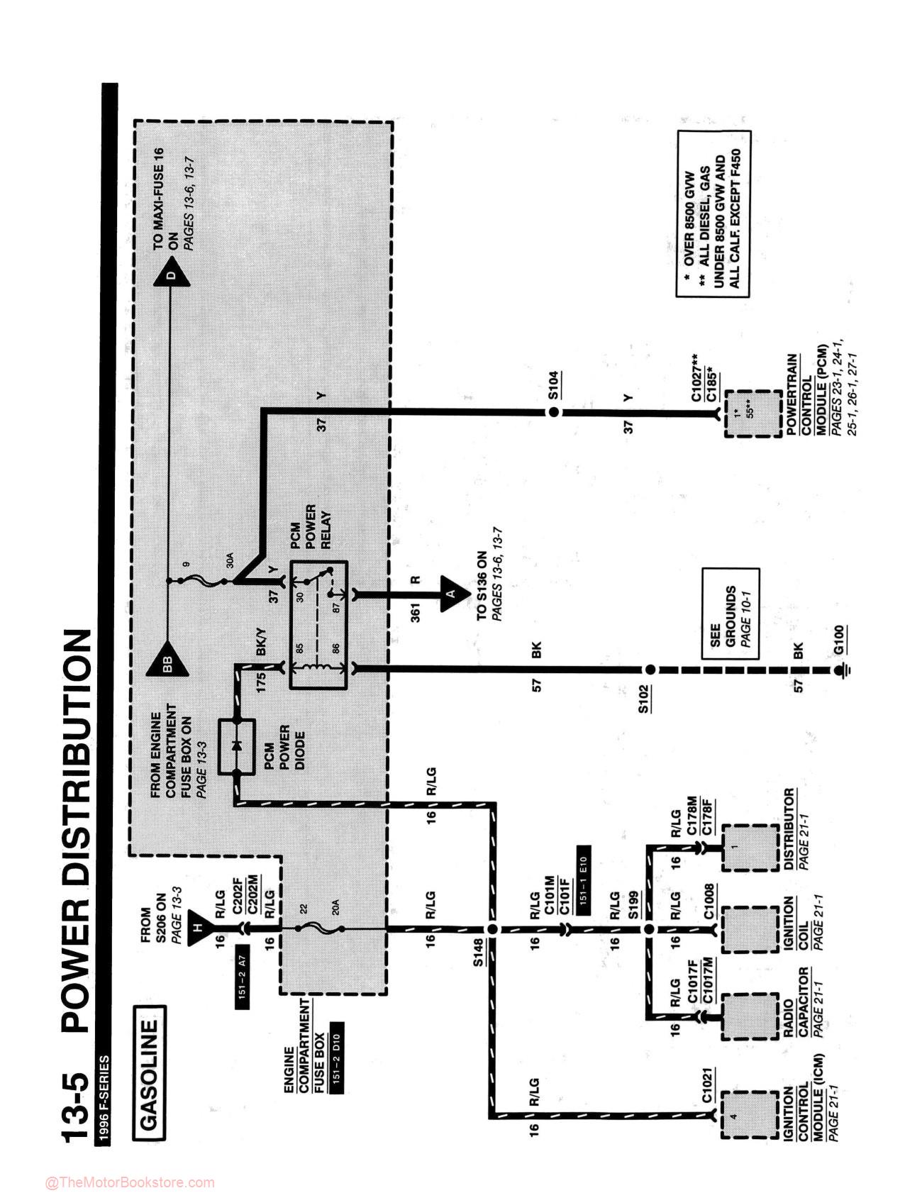 1996 Ford F-150-450 Truck Electrical Troubleshooting Manual - Sample Page 1