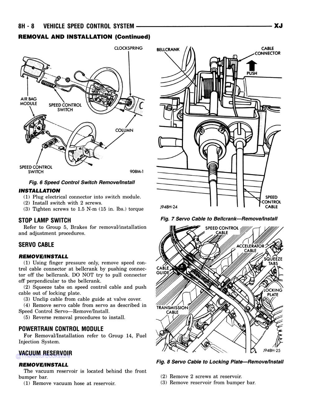 1996 Jeep Cherokee Shop Manual - Sample Page 1