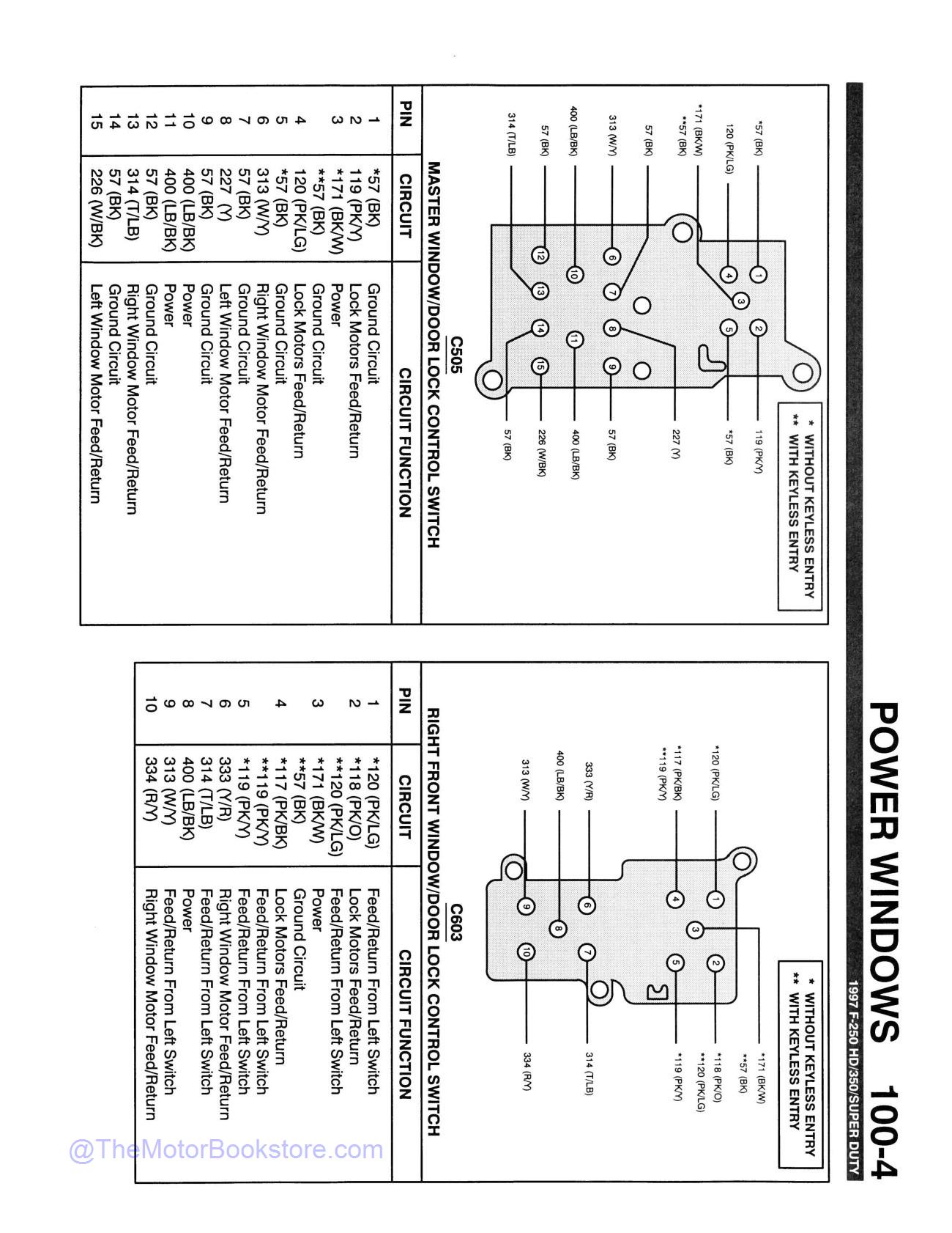 1997 Ford F-150, F-250 Electrical Troubleshooting Manual - Sample Page 2