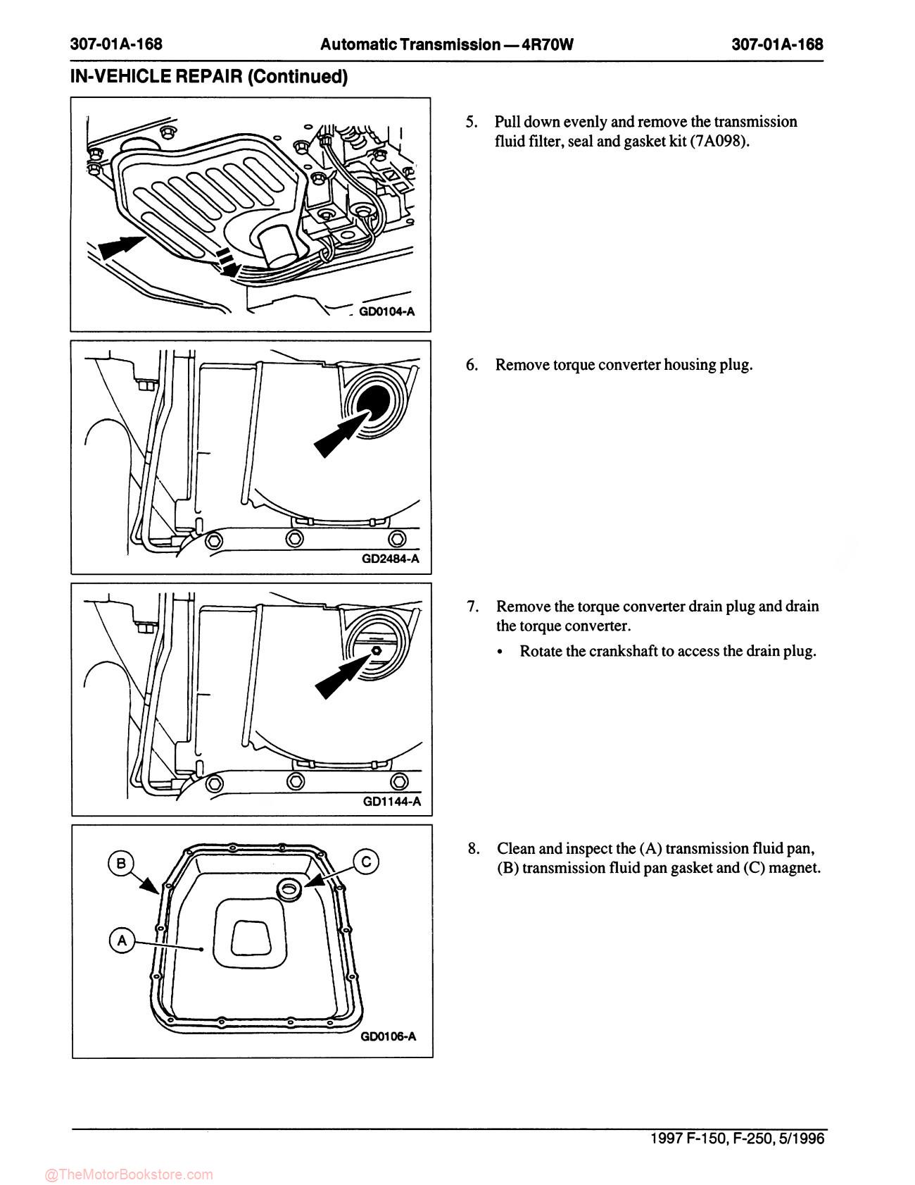 1997 Ford F-150, F-250 Truck Service Manual - Sample Page 3