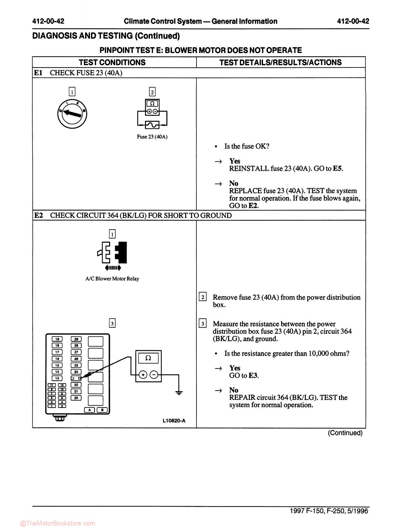 1997 Ford F-150, F-250 Truck Service Manual - Sample Page 4