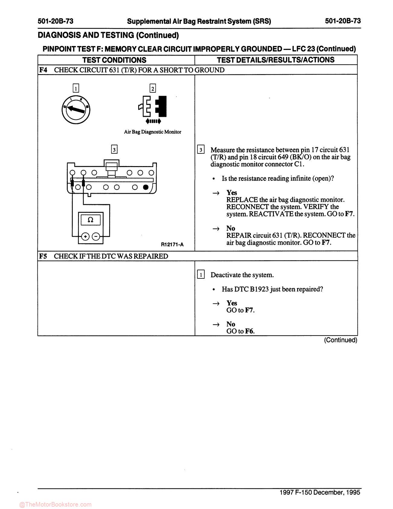 1997 Ford F-250 HD, F-350, F-Super Duty Service Manual - Sample Page 3