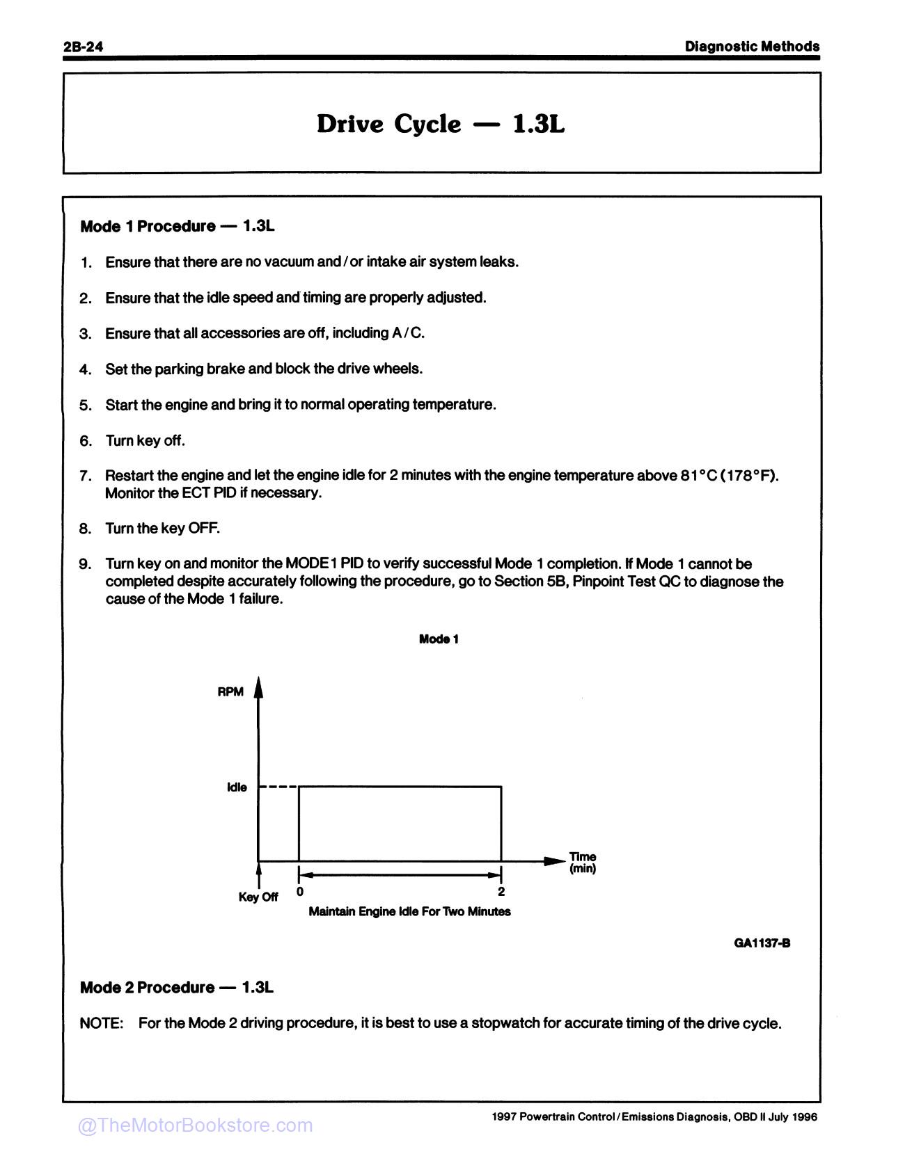 1997 Ford Powertrain Control Emissions Diagnosis Service Manual - Sample Page 1