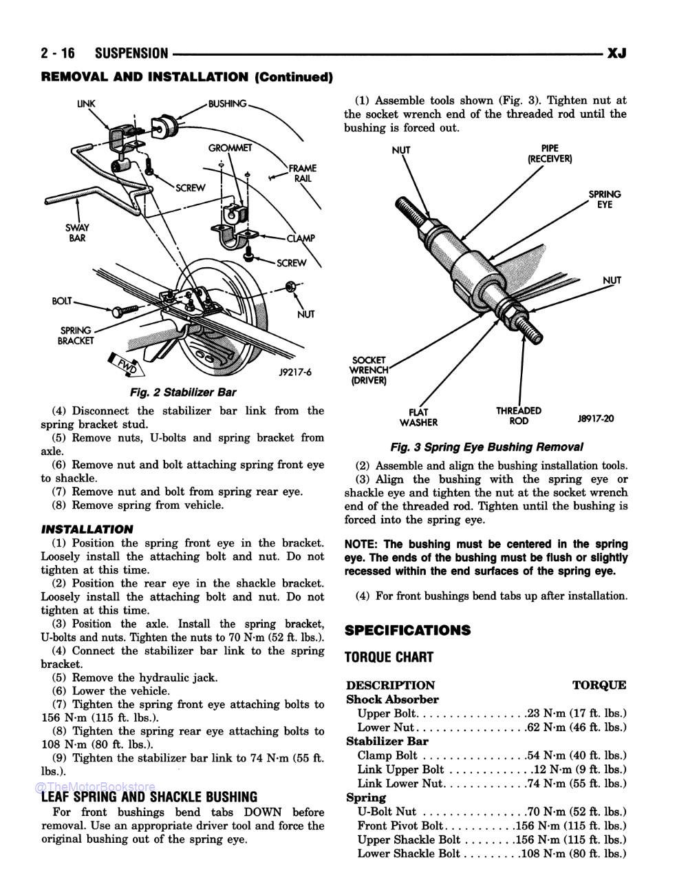 1997 Jeep Cherokee Shop Manual - Sample Page 1